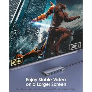 LENTION Hub USB C con salida HDMI 4K 4K a 60Hz 4 USB_4