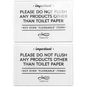 Reilly Originals Letrero de baño acrílico pequeño y_1