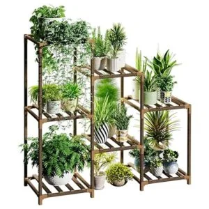 Bamworld Soportes para plantas de interior estante de_1