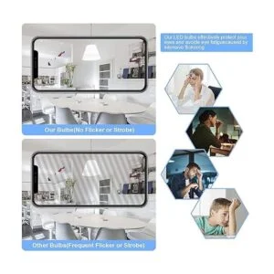 Bombilla E26 Edison regulable G16.5 de 6 W igual a 60 W_4