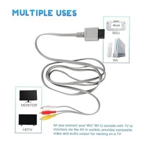 Kit de accesorios 4 en 1 para Wii adaptador de fuente de_3