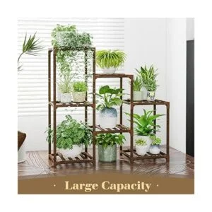 Bamworld Soportes para plantas de interior estante de_6