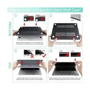 MEEgoodo Funda para MacBook Pro de 16 pulgadas A2485 M1_6