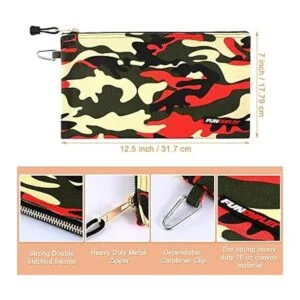 Bolsa de lona para herramientas con cremallera paquete de_2