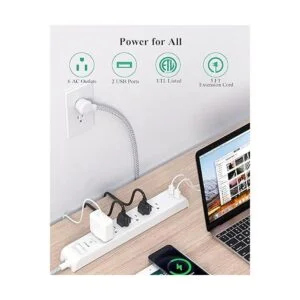 Paquete de 2 protectores contra sobretensiones de regleta_2