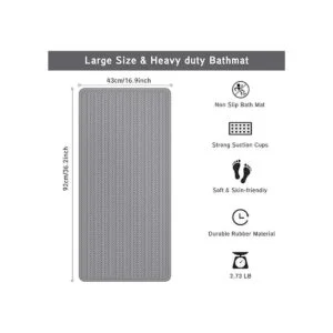 OTHWAY Alfombrilla antideslizante para bañera extra larga_3