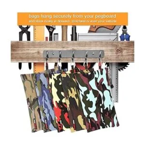 Bolsa de lona para herramientas con cremallera paquete de_3