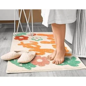 UIOIU Get Naked Tapete de baño rosa divertido y lindo_5