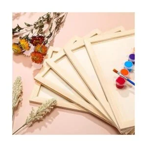 Tableros de lona de madera sin terminar paneles de madera_5