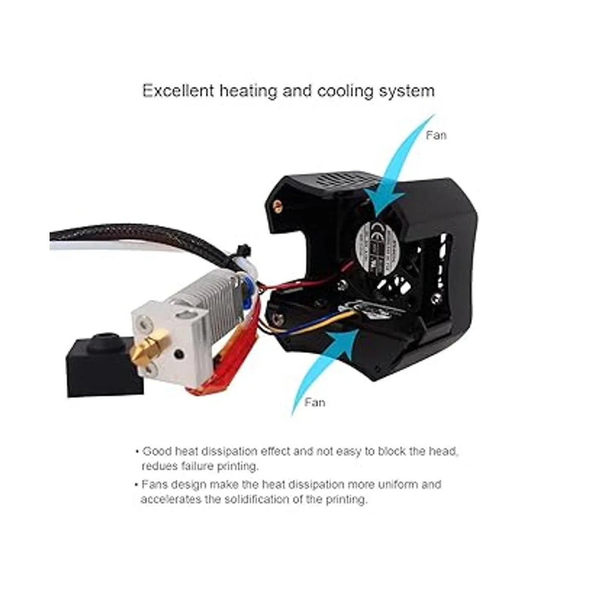 Creality Original Ender 3 V2 Extrusora montada MK8 Hotend_4