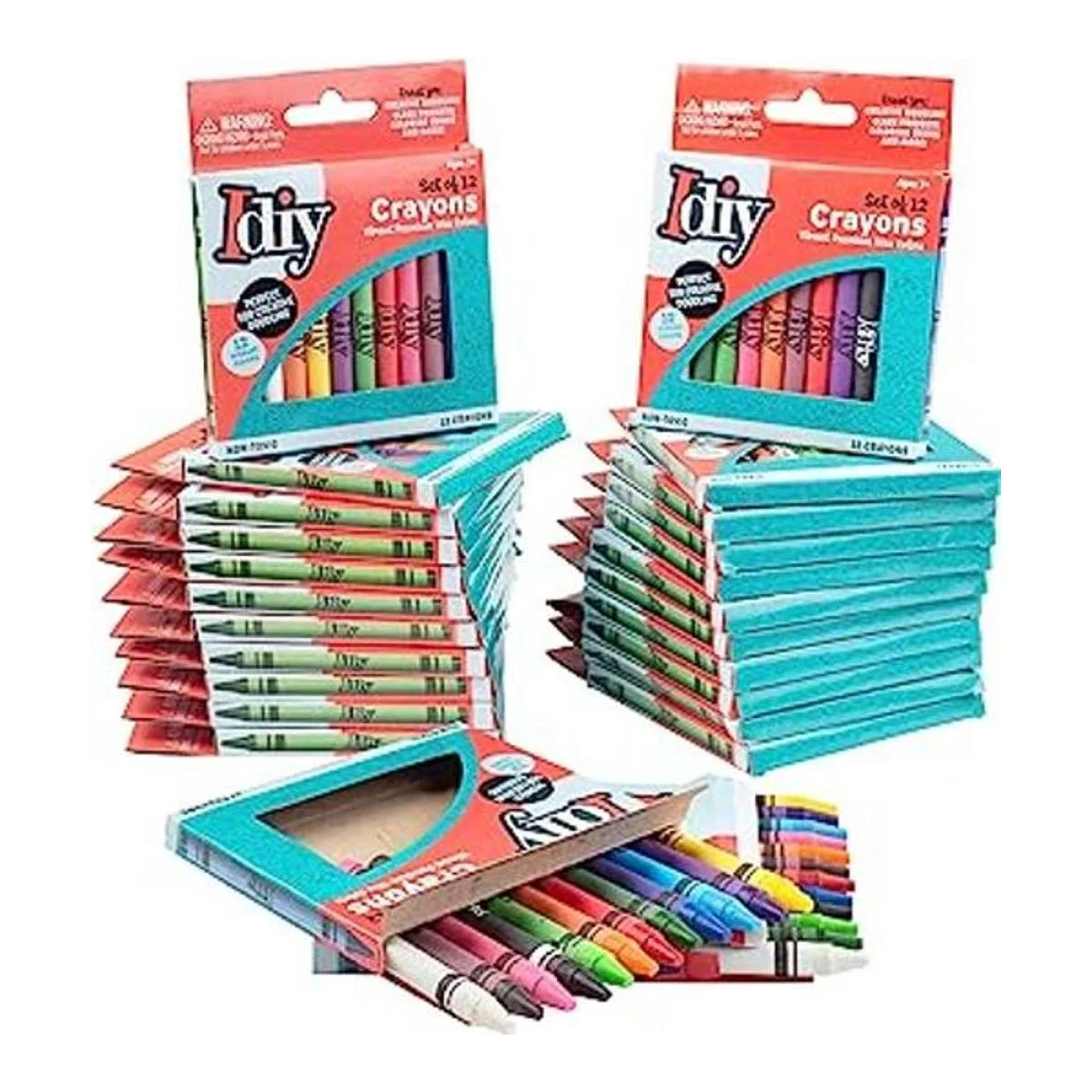 IDIY Cajas envueltas individualmente con crayones de cera_1