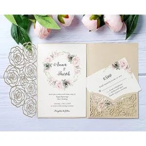 20 piezas de bolsillo para tarjetas de invitaciones de_2