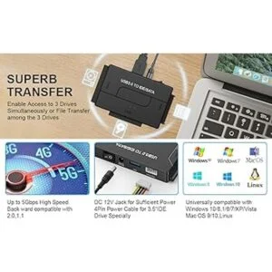 Adaptador USB 3.0 a SATA IDE convertidor de cable_3