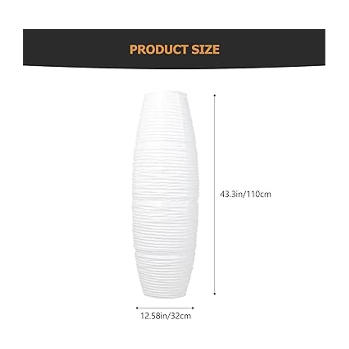 Beaupretty Pantalla de lámpara de pie de papel cubierta_2