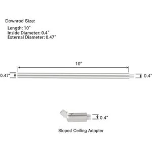 SHENGQINGTOP Kit de 5 varillas de extensión roscadas con_2