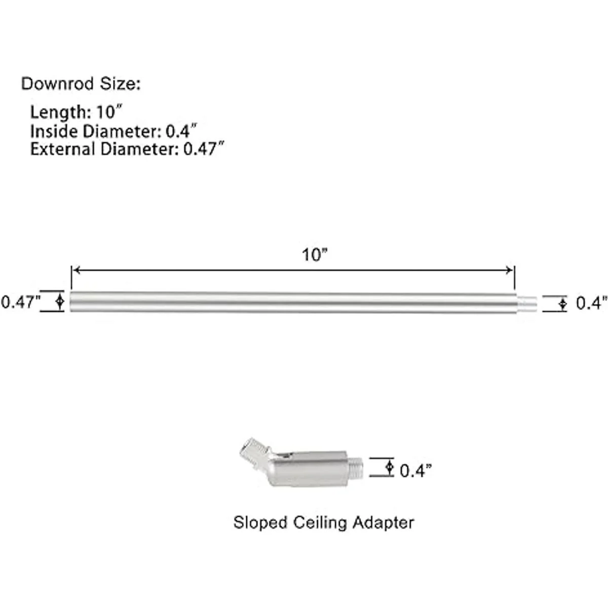 SHENGQINGTOP Kit de 5 varillas de extensión roscadas con_2