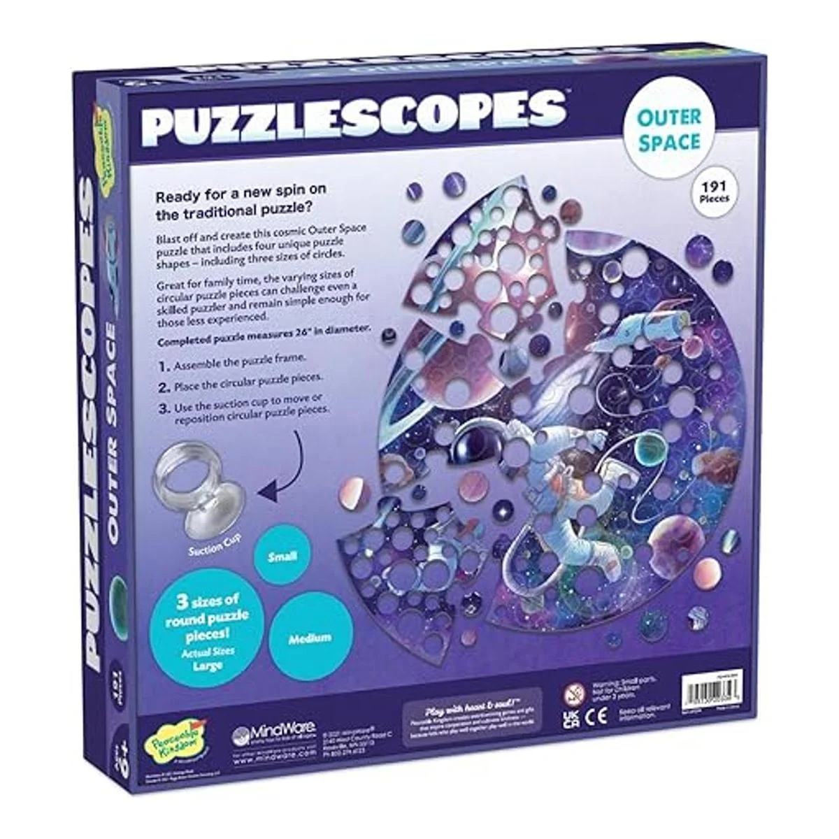 Peaceable Kingdom Rompecabezas espacio exterior_3