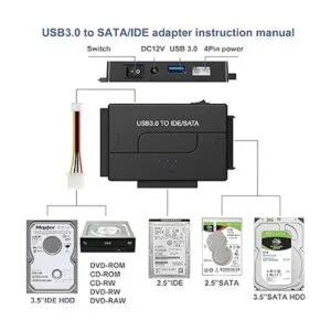 Adaptador USB 3.0 a SATA IDE convertidor de cable_6