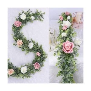 DearHouse Paquete de 6 guirnaldas de eucalipto sintético_2