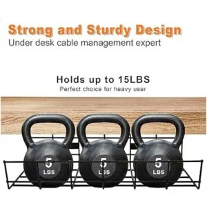 Coyacool Gestión de cables para debajo del escritorio_4
