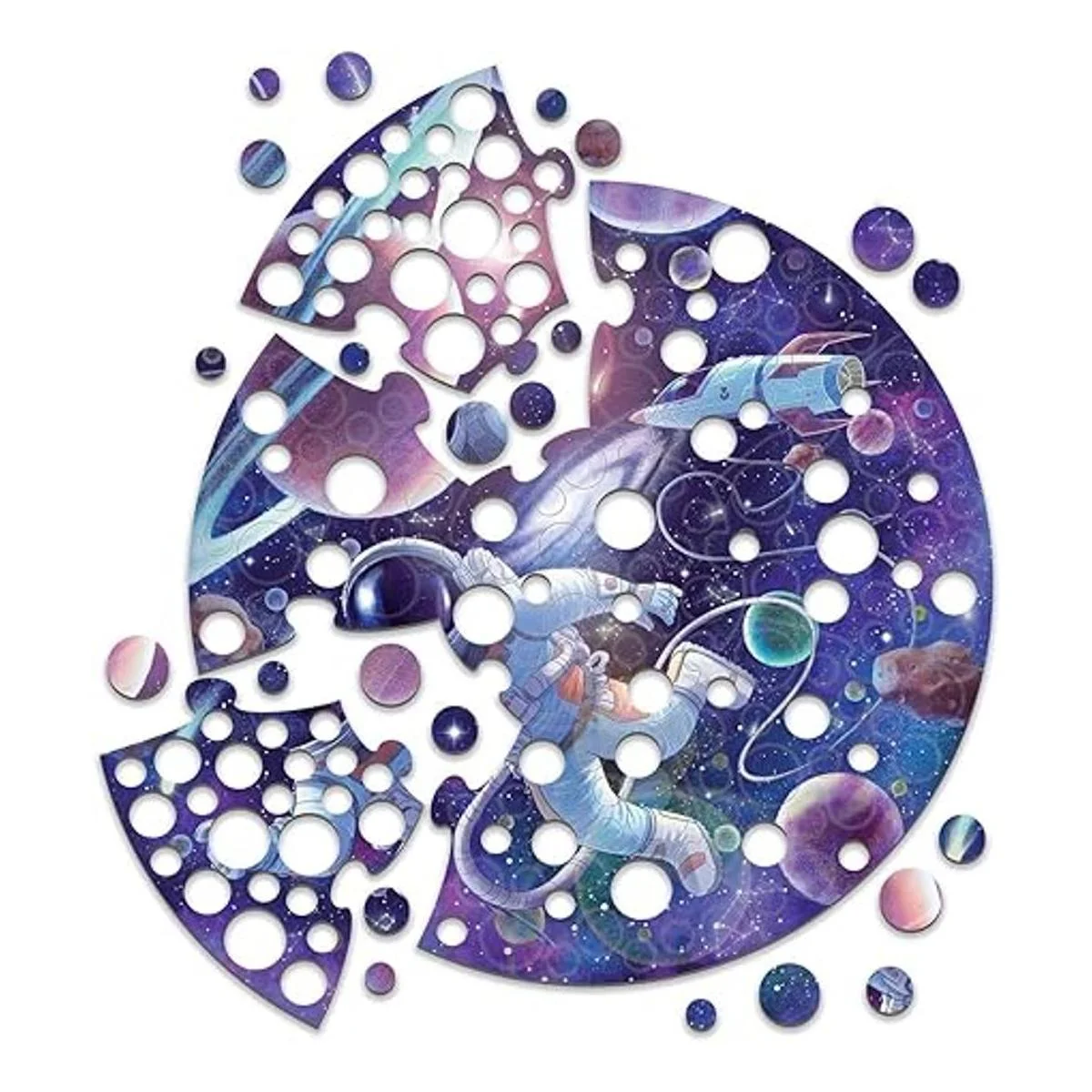 Peaceable Kingdom Rompecabezas espacio exterior_2