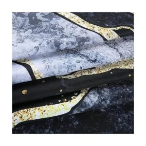 RosieLily Cortina de ducha negra cortina de ducha de_2