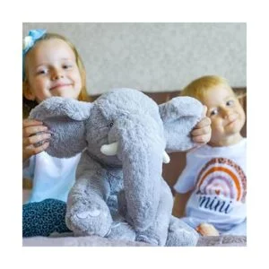 WEIGEDU Peluche de elefante gigante de peluche suave y_3