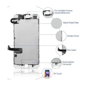 Mobkitfp Pantalla LCD de repuesto para iPhone 7 Plus_4