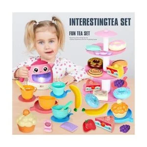 Juego de té de 48 piezas para niñas pequeñas juego de_6