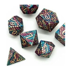 UDIXI juego de dados poliédricos de metal para DND dados_3