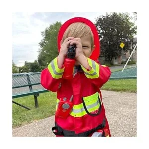 Liberry Disfraz de bombero para niños herramientas de_4