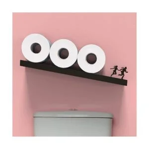 Soporte flotante para papel higiénico Soporte inclinado_4