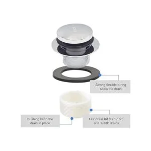 ZOEHE STORE Escurridor de baño con punta y placa frontal_5