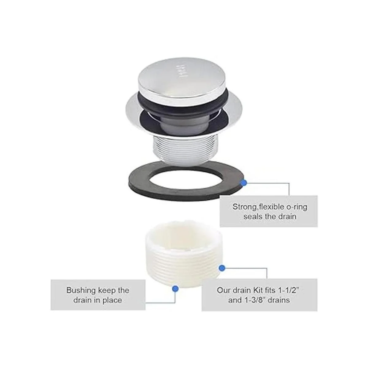 ZOEHE STORE Escurridor de baño con punta y placa frontal_5