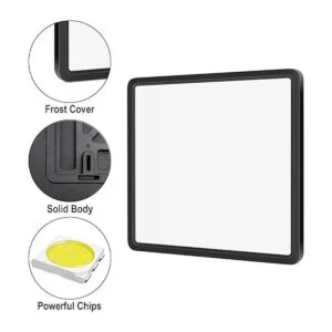 Lámpara de techo LED cuadrada de 12 pulgadas 24 W 5000_4