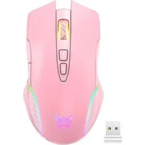 SIMGAL Mouse inalámbrico RGB para juegos ratones_1