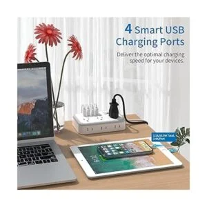 NTONPOWER Cable de extensión de 15 pies regleta de_3