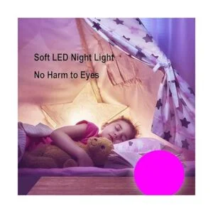 Hathdia Luz de bola LED de 8 pulgadas luces nocturnas_4