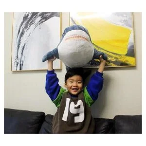 Ryttir Almohada gigante de peluche de tiburón de 30_6