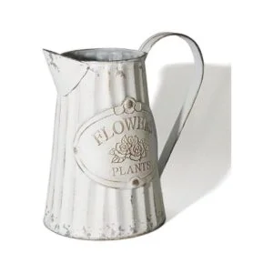 Fauevav Jarra galvanizada antigua jarra de agua retro_3