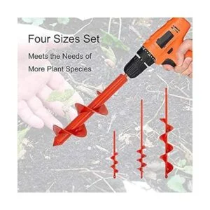 MAXCCINO Juego de 4 brocas para plantar brocas en espiral_3