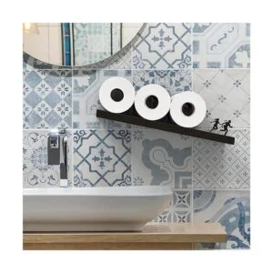 Soporte flotante para papel higiénico Soporte inclinado_2