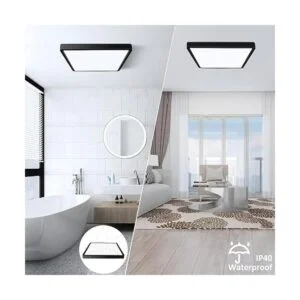 Lámpara de techo LED cuadrada de 12 pulgadas 24 W 5000_5