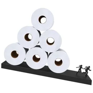 Soporte flotante para papel higiénico Soporte inclinado_1
