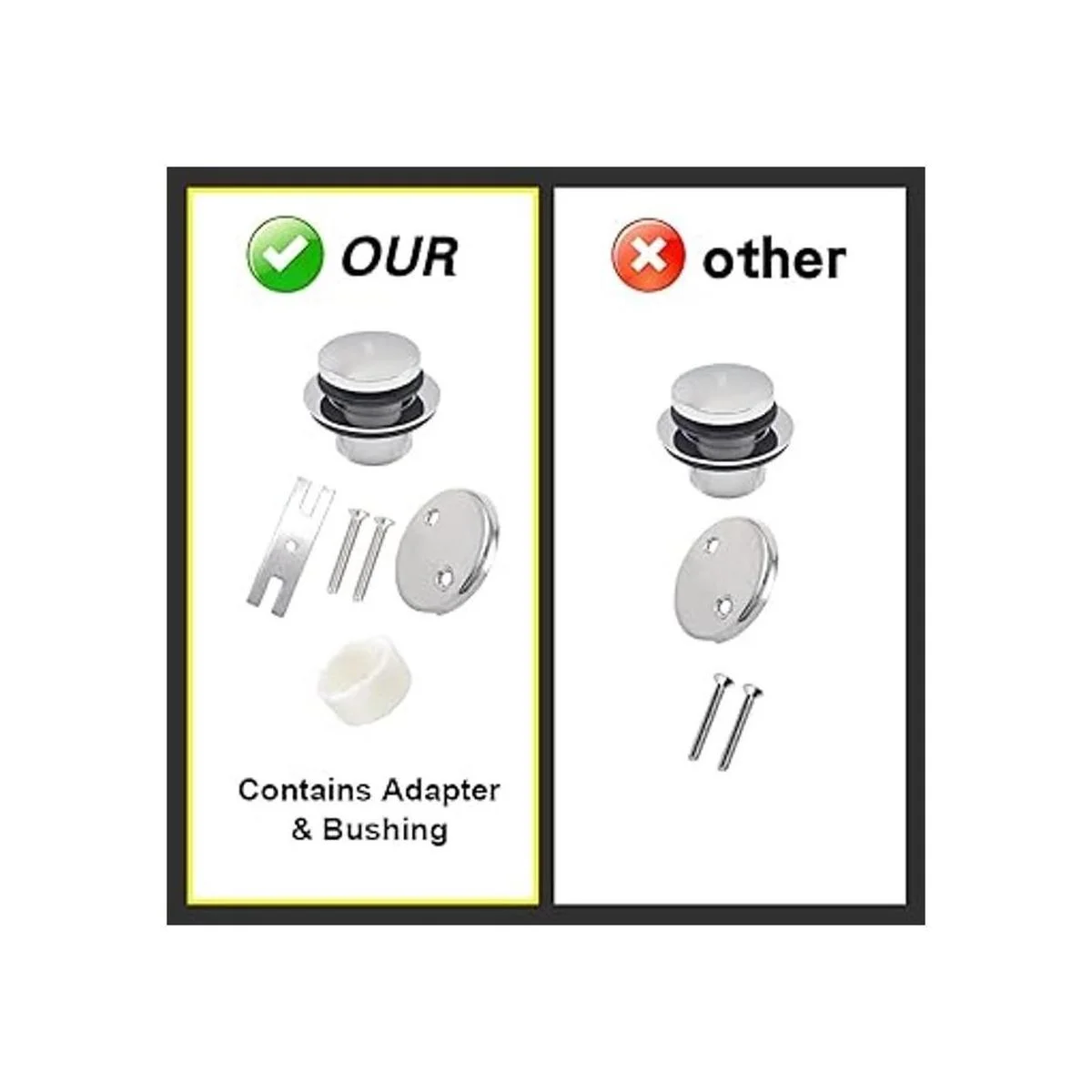 ZOEHE STORE Escurridor de baño con punta y placa frontal_3