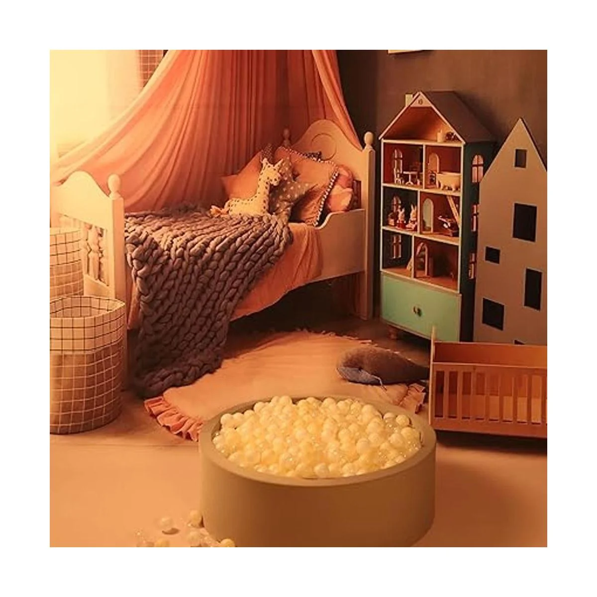 Pelotas de plástico suave para bebés y niños pequeños con_2