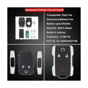 Llavero de repuesto para Chevrolet Silverado 1500 2500_4