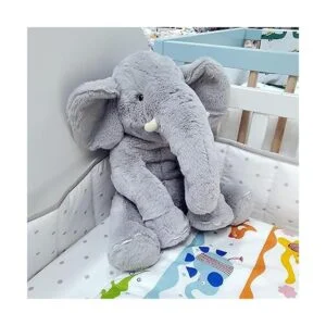 WEIGEDU Peluche de elefante gigante de peluche suave y_4