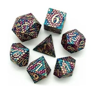 UDIXI juego de dados poliédricos de metal para DND dados_2