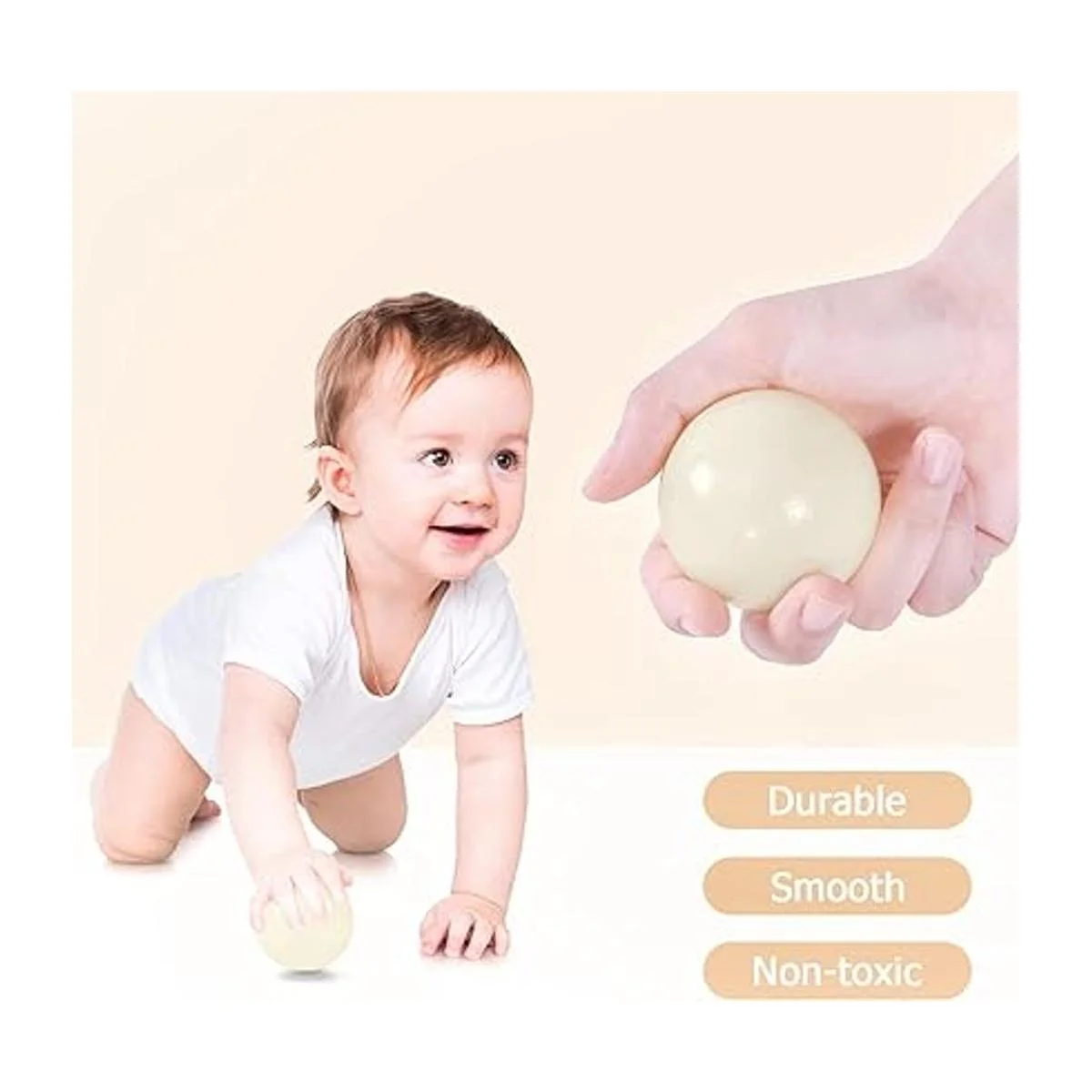 Pelotas de plástico suave para bebés y niños pequeños con_6